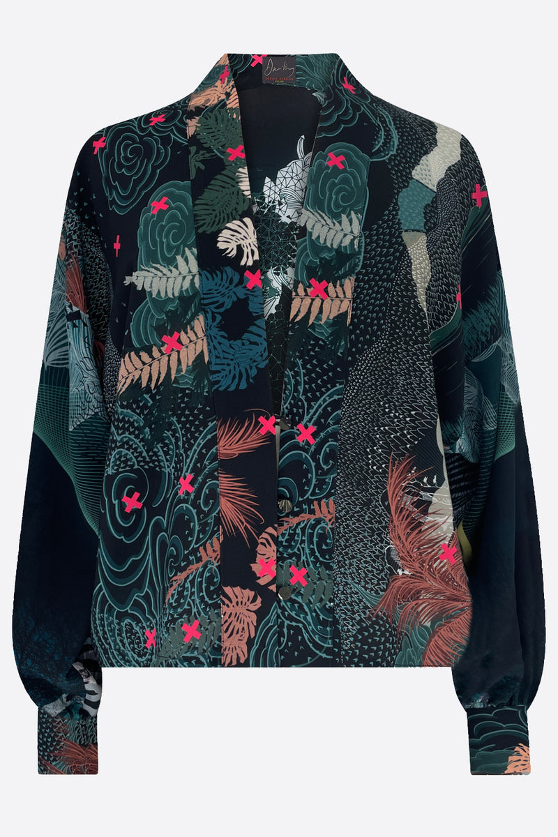 Silk Kimono Jacket | Short | Womens | Sophie Darling